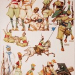 Paolo Caccia Dominioni - Ascari K 7 1935-1936 Campagna d'Etiopia litografia